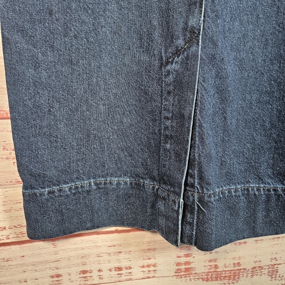 NWT Boden Cara Denim Paperbag Tie Midi Skirt - Picture 13 of 15